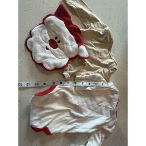 Newborn First Christmas Red White‎ Baby Outfits & Bib Set Of 3 Rae Dunn